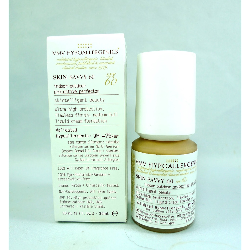 VMV Hypoallergenics Skin Savvy 60 Foundation | Shopee Philippines