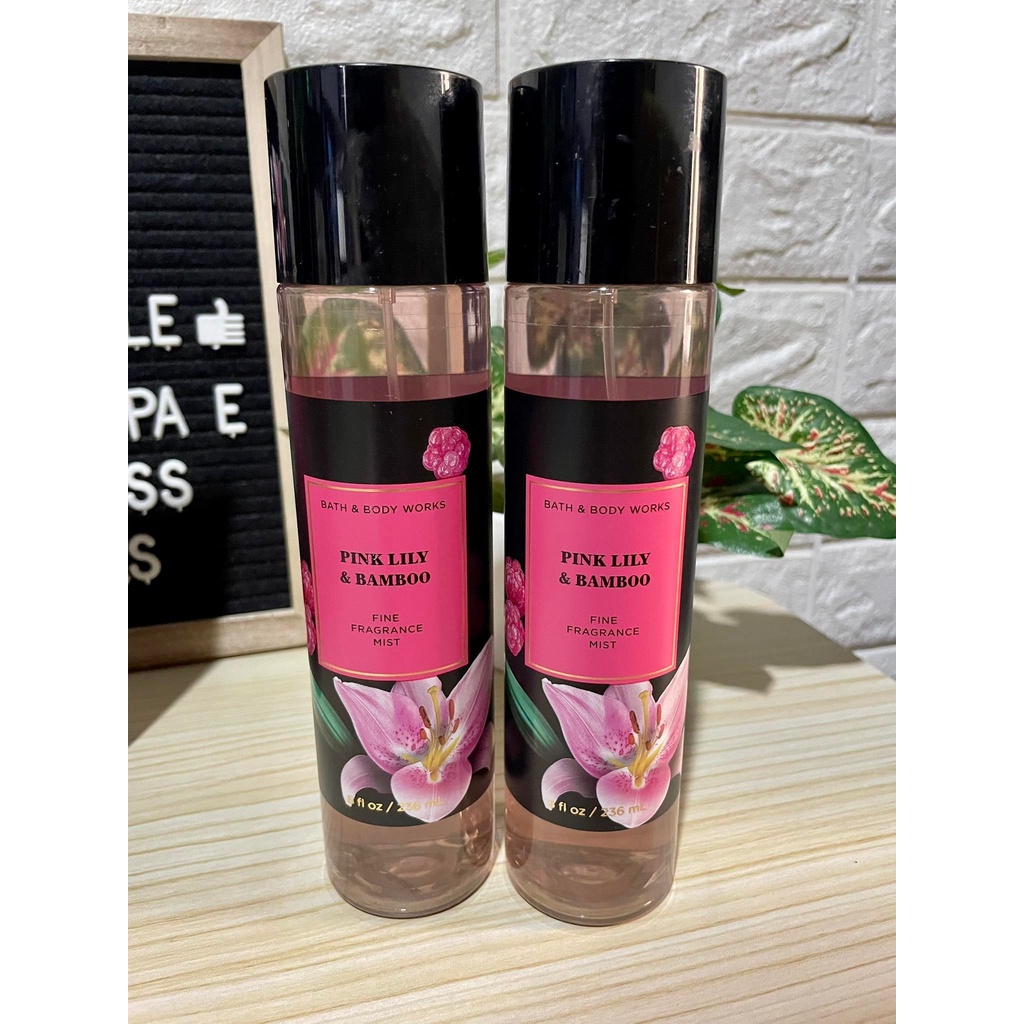 Bath And Body Works Pink Lily And Bamboo Shopee Philippines 