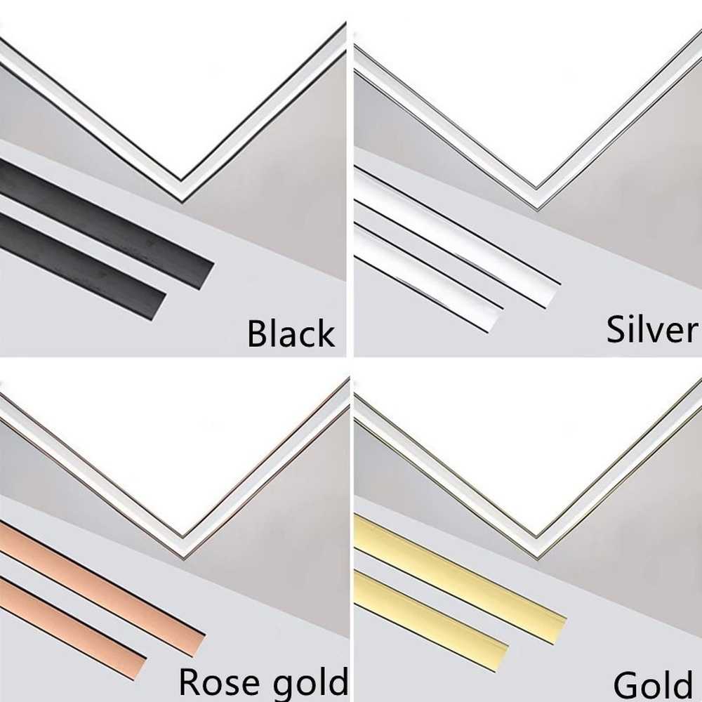 5M Waterproof Gold Tape Tile Gap Sticker Self-adhesive for Ceiling ...