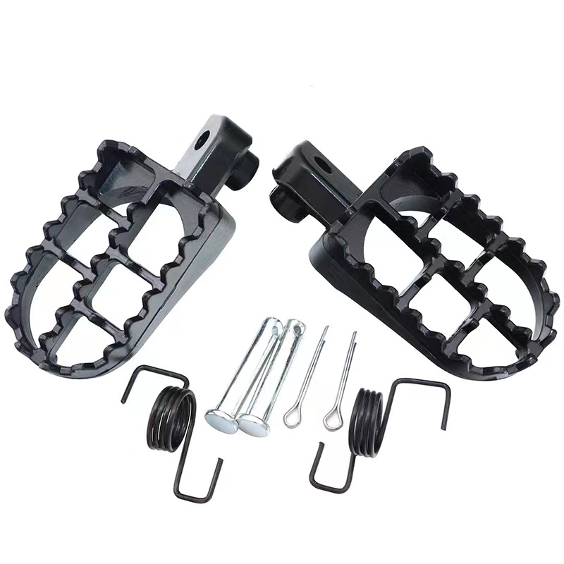 Silver /black Aluminum Foot Pegs Peg Pit Bike KLX TTR Pedal Pedal Rear ...