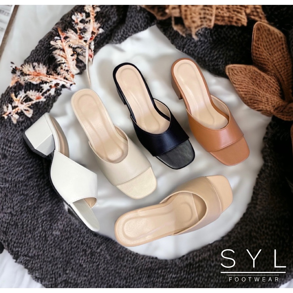 Joyce 2.5 inches heels by SYL | Shopee Philippines