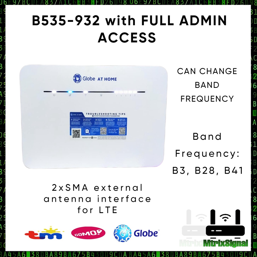 B535-932 4G router 3 PRO/CAT 7 Lte Modem Router full admin access ...