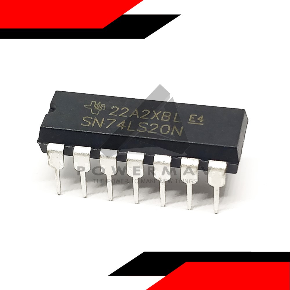 original 74ls20 dip ic dip14 sn74ls20n sn74ls20 7420 Three Independent ...