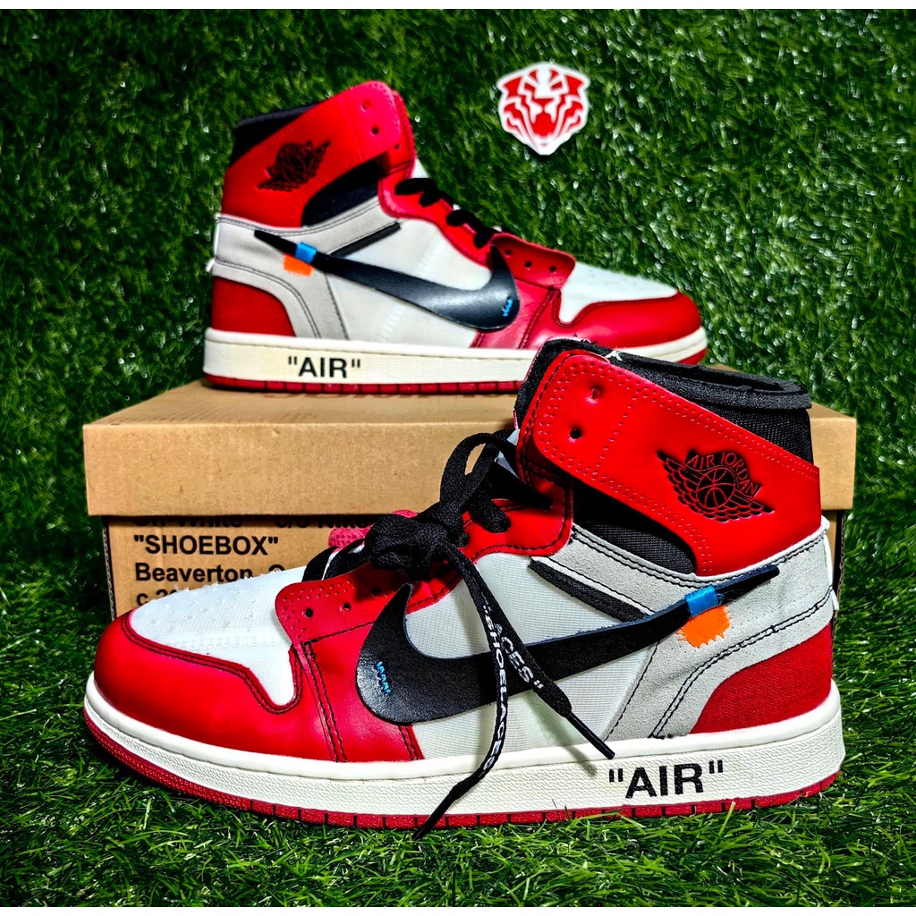 Jordan 1 High X Off White Chicago Unisex with FREE Elite Socks Shopee Philippines