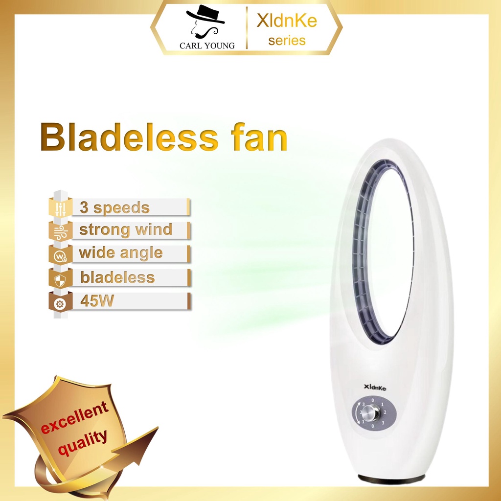 Bladeless Electric Fan With Safe Noise Reduct silent air purifier COD