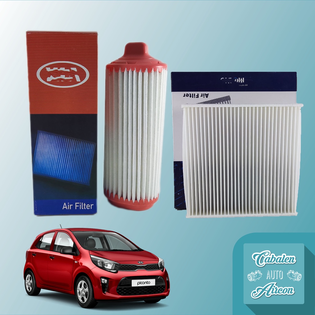 Air Filter and Cabin Filter for KIA Picanto Gen3 (2018 2022) Shopee Philippines