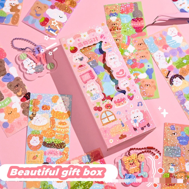 50 Pcs Cute Stickers Collection Journal Scrapbook Decor Sticker ...