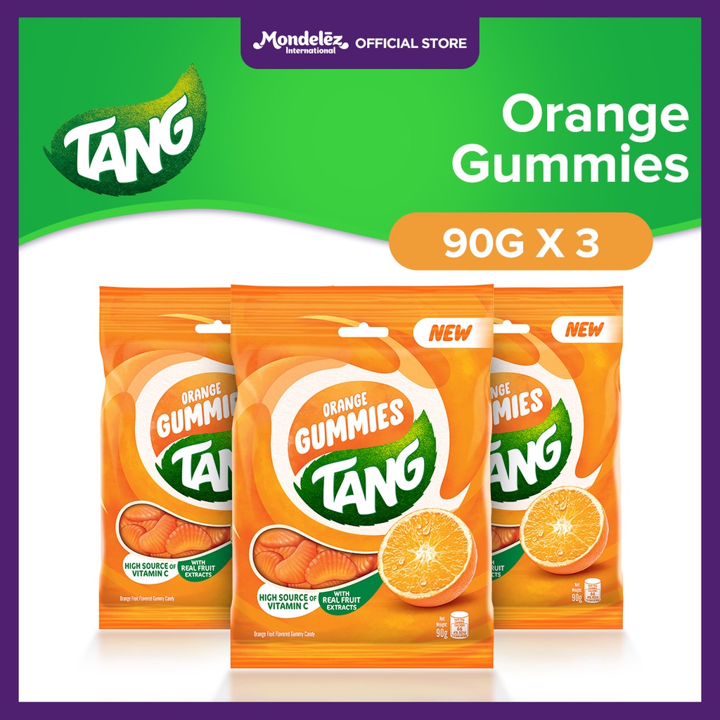 Tang Gummy Candy - Orange Flavor 90g (Set of 3) | Shopee Philippines