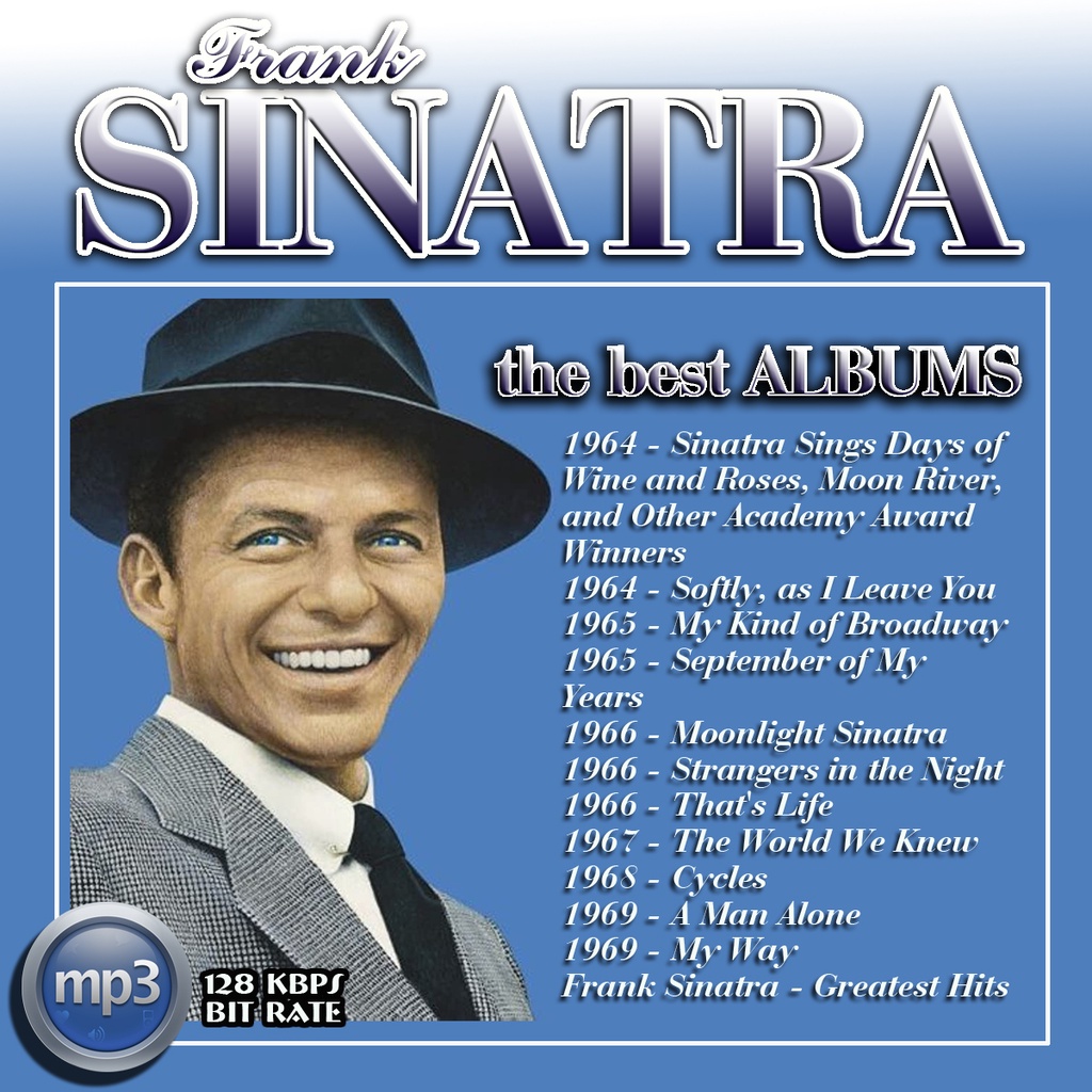 FRANK SINATRA MP3 music CD all original tracks for PC CDROM/DVD PLAYER ...