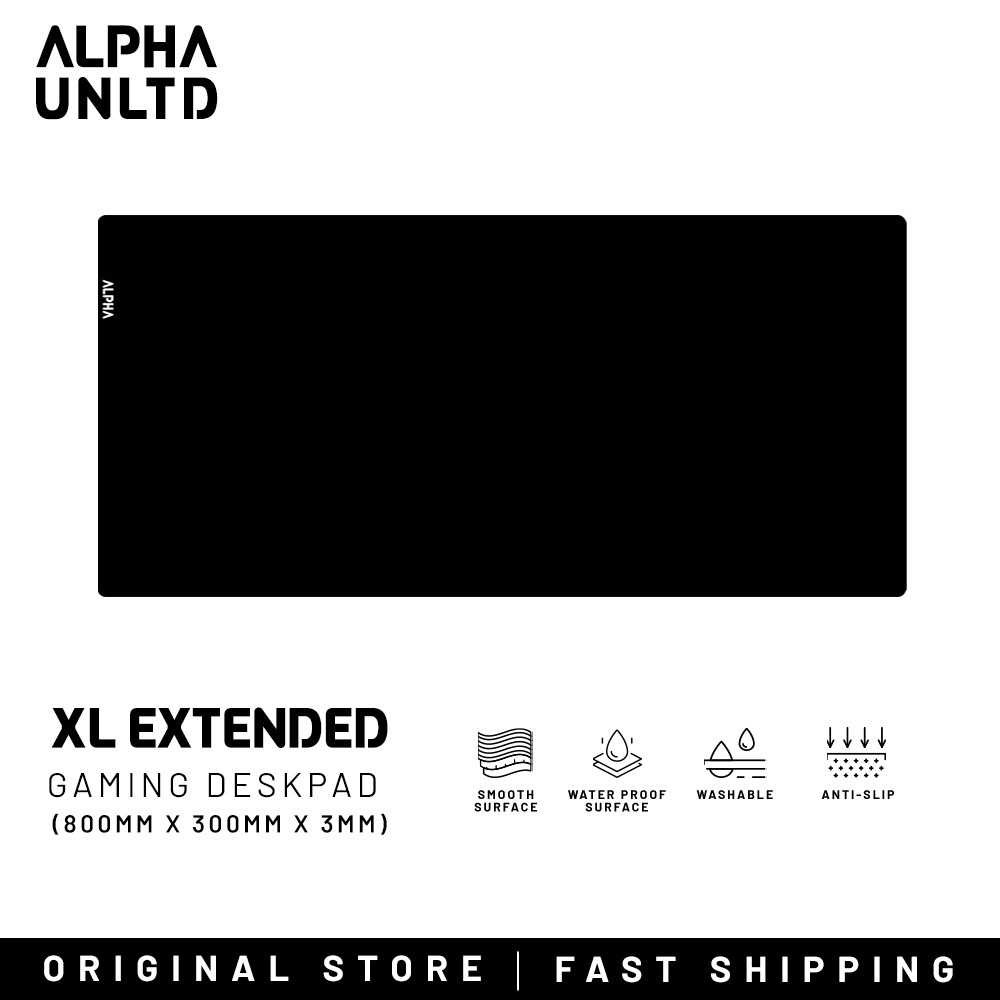 Alpha Unltd Gaming Mousepad XL Extended (800x300x3mm) Standard
