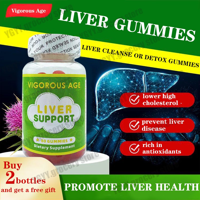 Liver Gummies Milk Thistle 300mg Support Liver Health Hepatitis