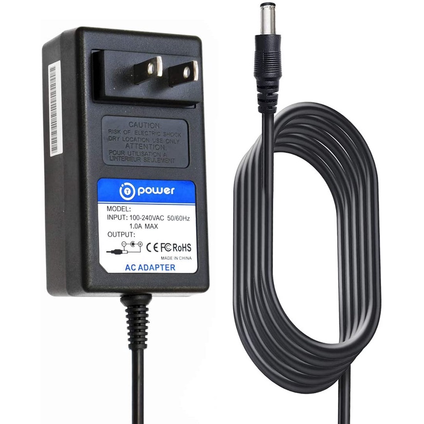 T-Power 6.6ft AC/DC Adapter Charger For TV Ears 11280 & 11290 5.0 Wireless Speaker (Speaker Only)