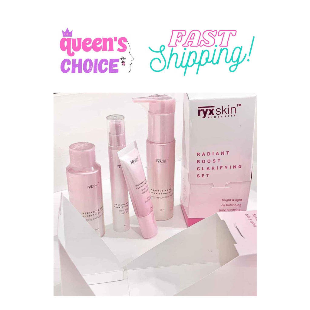 Radiant Boost Clarifying Set | Ryx Skin | Satisfied skincare