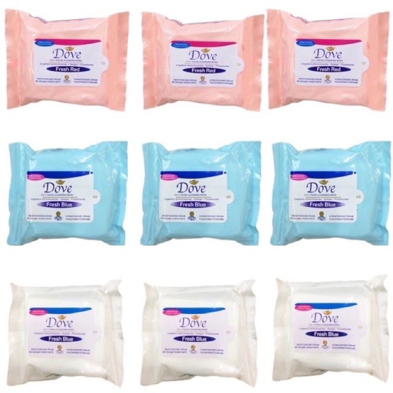 [HJ]DOVE 3in1 facial cleaning wipes/baby wipes | Shopee Philippines