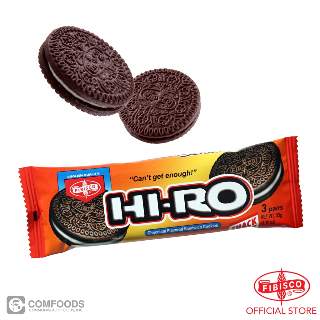 FIBISCO HIRO Sandwich Cookies - 33g x 10 Packets | Shopee Philippines