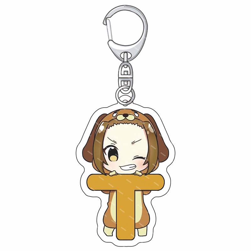 CP8 K-ON! Keychain Anime Keyring Acrylic Cute Bag Pendant Cartoon ...