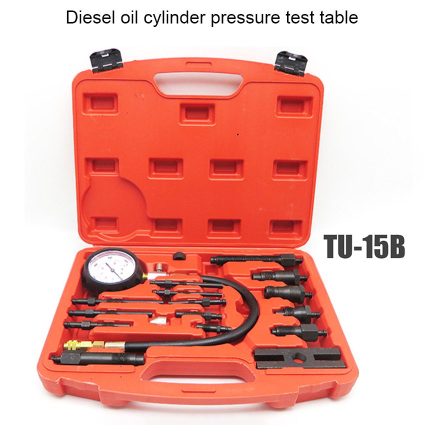 Professional Diesel Engine Cylinder Compression Tester Pressure Gauge ...