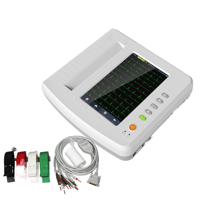 new CONTEC NEW ECG Machine ECG1212G Digital Touch 12 Channel EKG