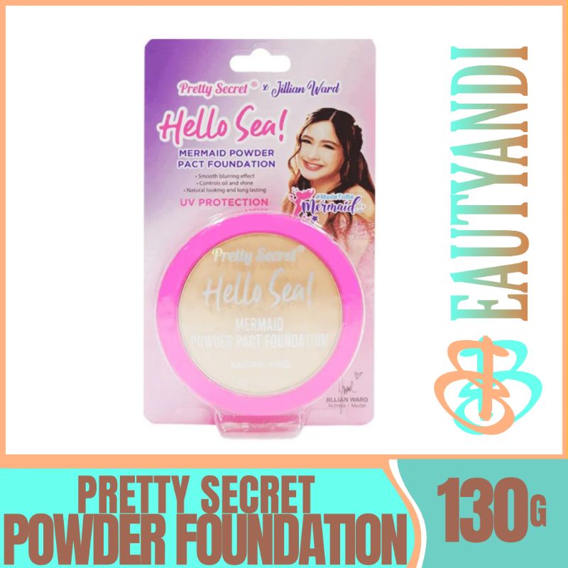 PRETTY SECRET Mermaid Face Powder Pact 10g- Natural Beige | Shopee ...