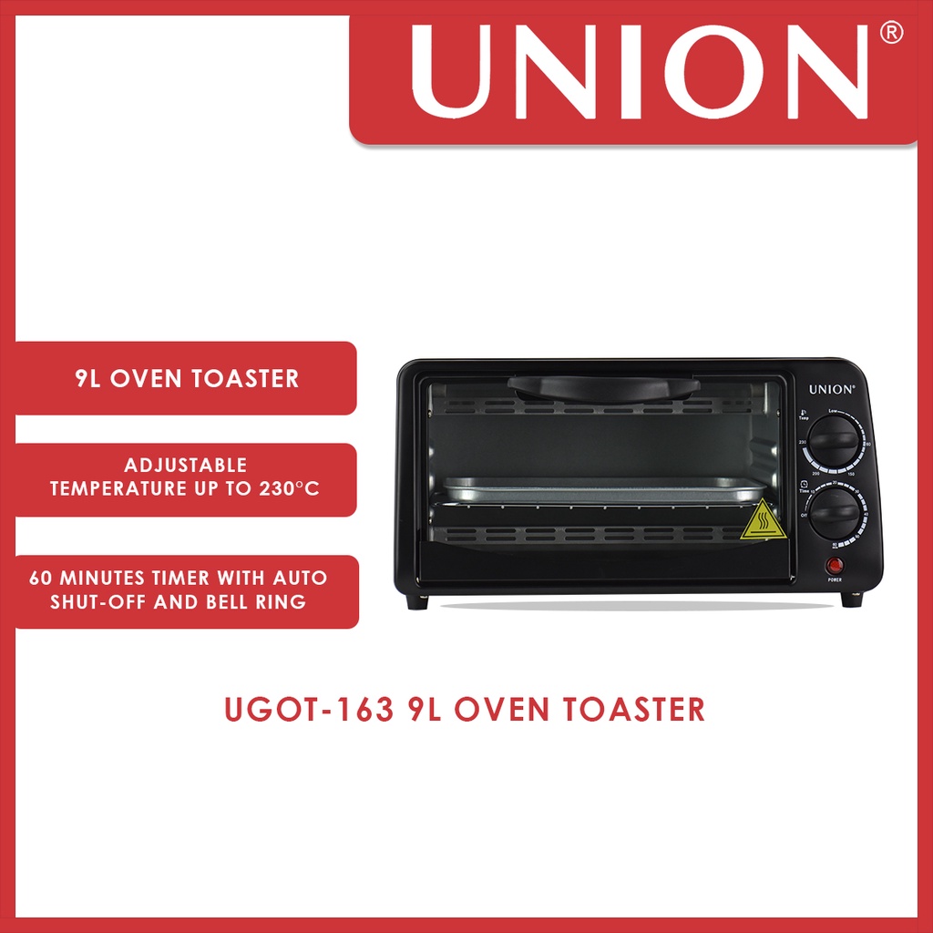 Union UGOT-163 9L Oven Toaster with Temperature Control | Shopee ...