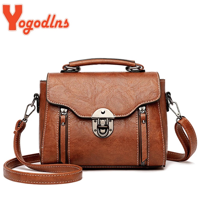 ☼Yogodlns New Crossbody Bag For Women PU Leather Small Square Bag ...