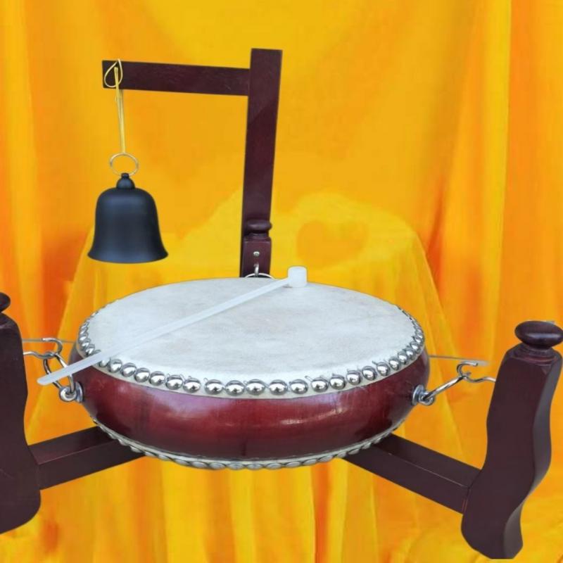 ZCNC Cowhide Temple Bell Drum Set Temple Drum Temple Flat Drum Set 7/8