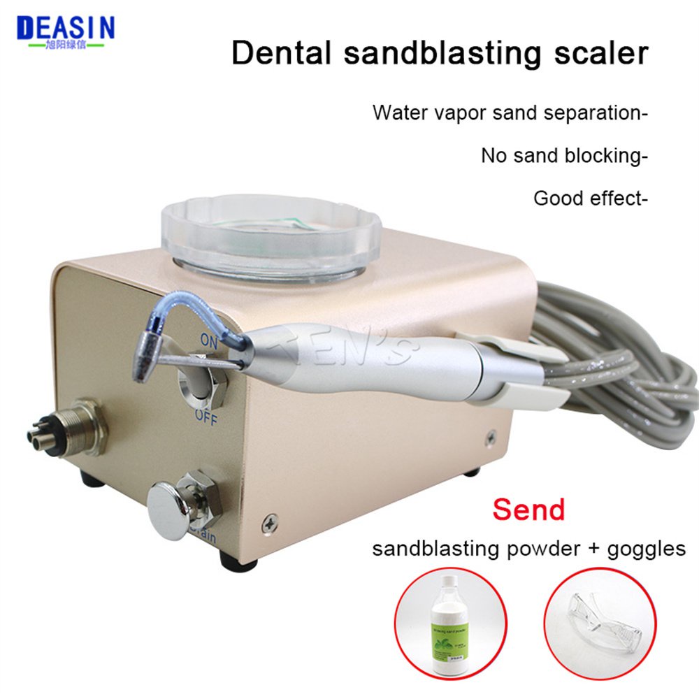 Dental Lab Cleaning Air Water Prophy Polishing Sandblasting Machine