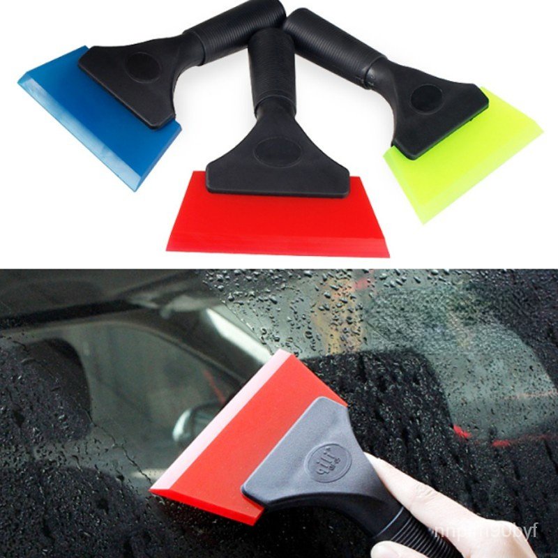Rubber Blade Handled Squeegee Car Wash Tinting Window Cleaning Scraper