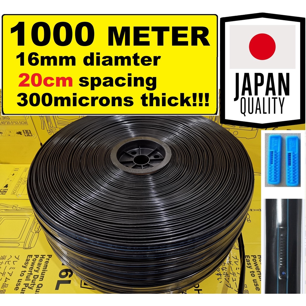 20cm spacing] DRIP IRRIGATION TAPE HOSE Garden Farm SOAKER hose
