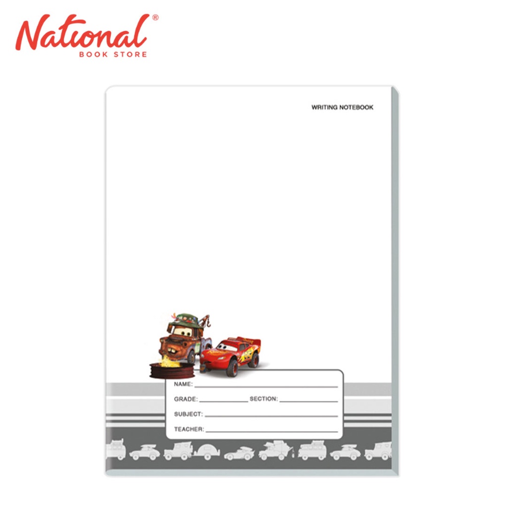 Orions Writing notebook 5.8x7.8in 80s Disney Cars Color Coded (cover ...