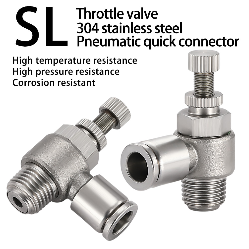 SL 304 Stainless Steel Pneumatic Quick Coupling Hose Control