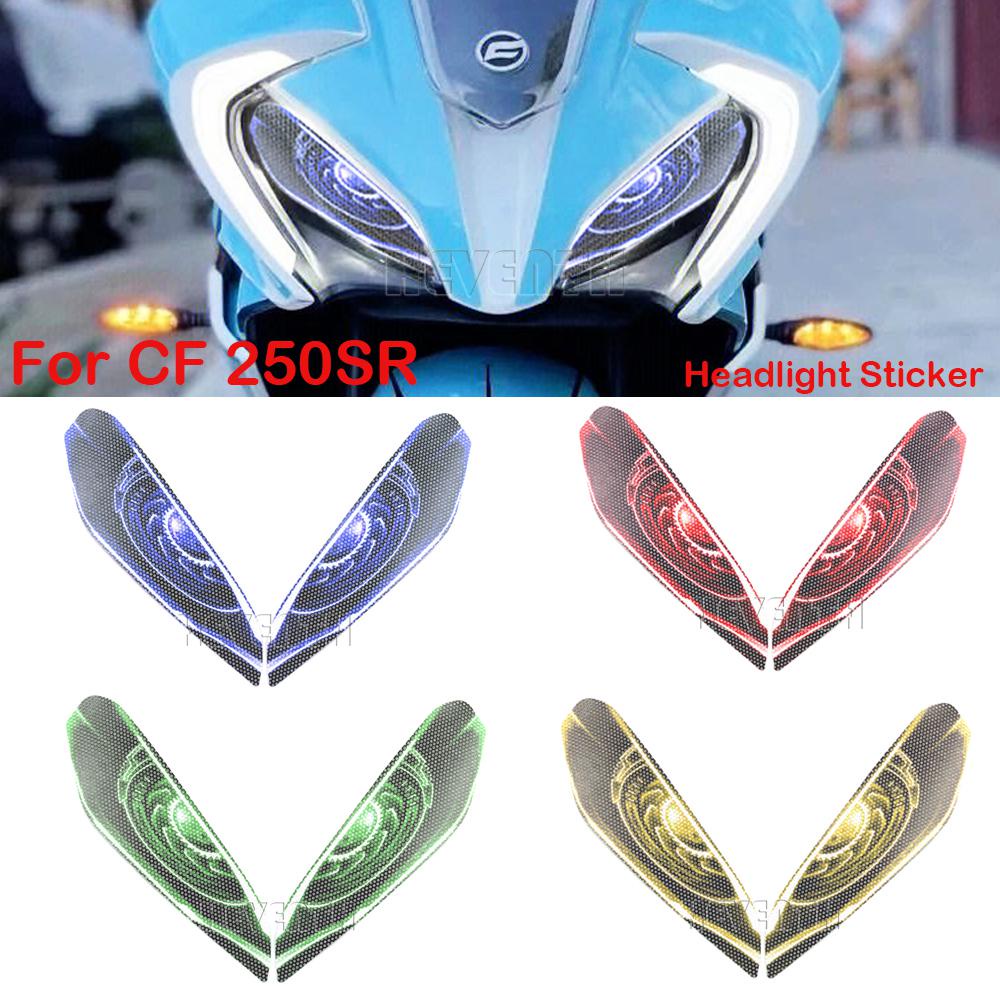 Motorcycle Headlight Sticker For CFMOTO CF 250SR 250 SR CF250 SR Decals