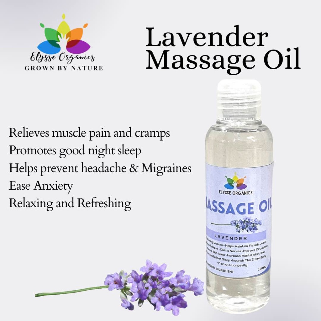 ☏LAVENDER OIL Elysse organics Carrier Oil for Sleeping Lavander Pure ...