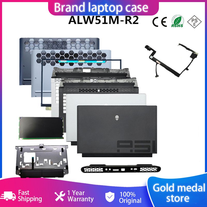 Laptop Top Bezel Upper Bottom Vents Case/shell Cable For Dell Alienware