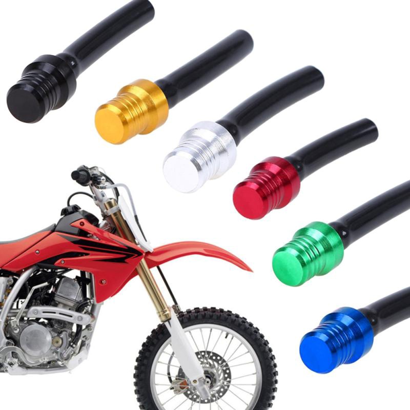 Universal Motorcycle Fuel Tanks Vent Pipe Valves Breathing Hoses