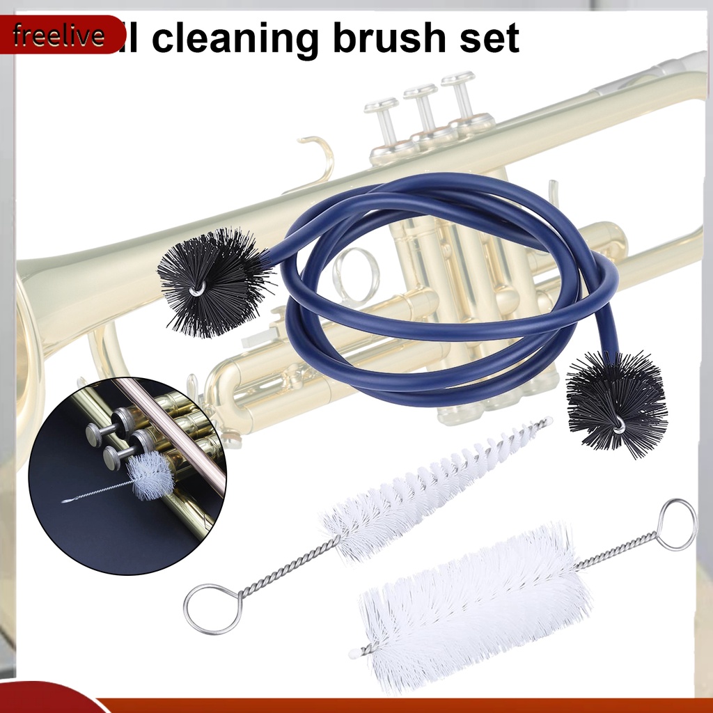 (freelive) Metal Cleaning Kit Trumpet Maintenance Brush Kit