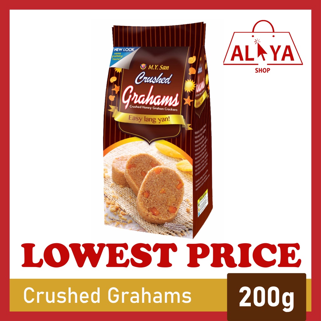 ♠MY San Grahams Crushed Crackers 200g Original Packaging Graham Mango