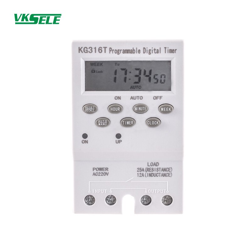 KG316T One week cycle Programmable Digital Timer relay TOP Quality Shopee Philippines