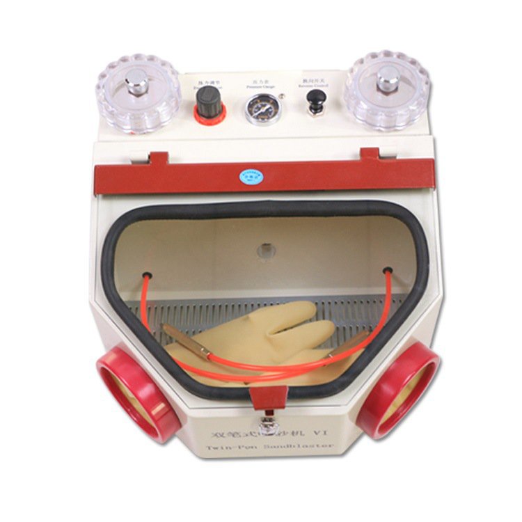 Dental Sandblasting Unit Dental lab Twinpen Metal Sandblaster Machine