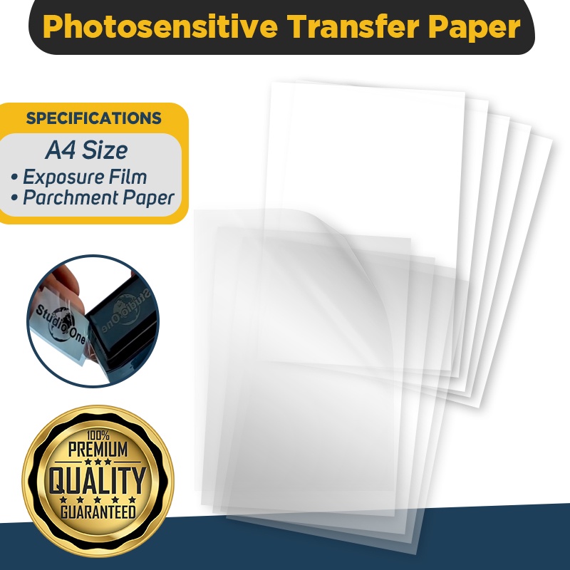 Transfer Paper for Flash Stamp (5sheets per order) Parchment Paper ...