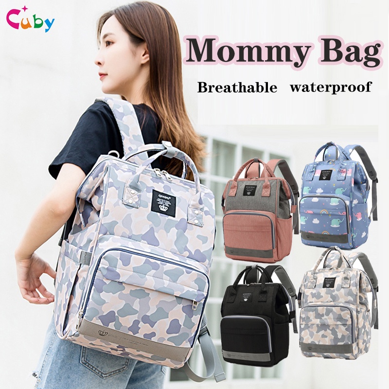 CUBY Baby Diaper Bag Baby Nappy Bag Mommy Backpack Large Capacity Baby ...