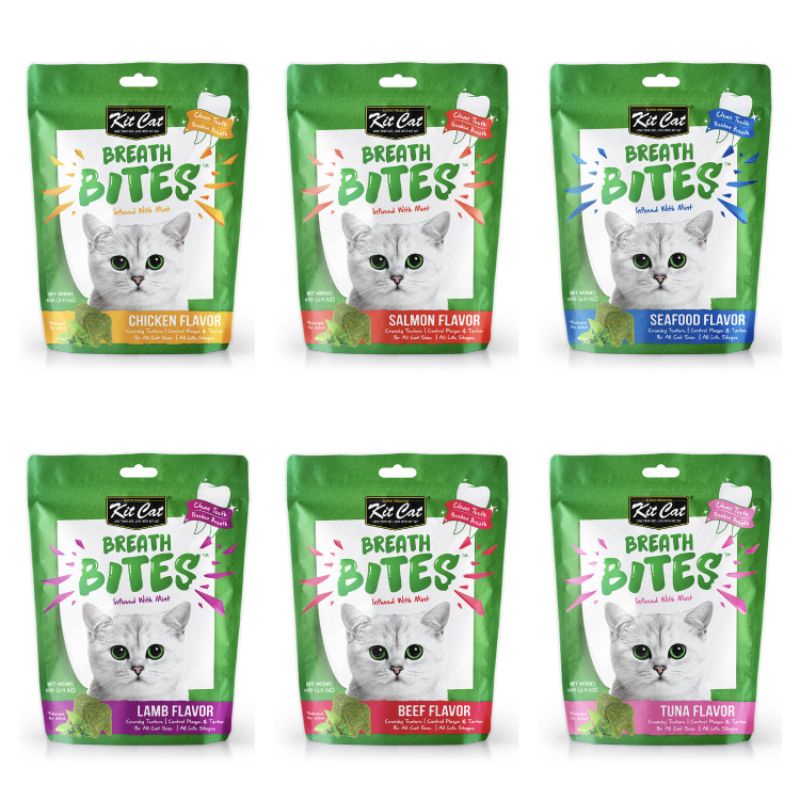 ☎ Kit Cat Breath Bites 60g. Cat Treats Cat Dental Treats Shopee Philippines