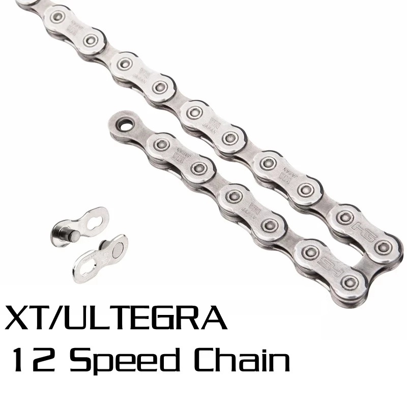 Shimano DEROE XT SLX 12 Speed Chain M7100 M8100 Bike Chain Road MTB Bicycle  126L Chain with Quick Links for SHIMANO SRAM