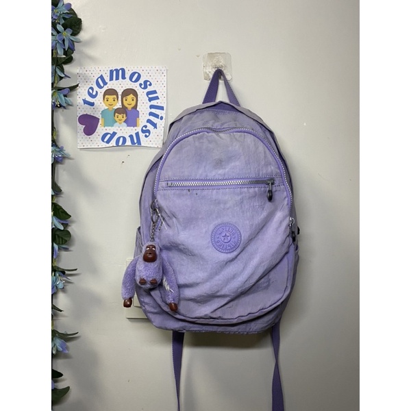 KIPLING Purple backpack Shopee Philippines