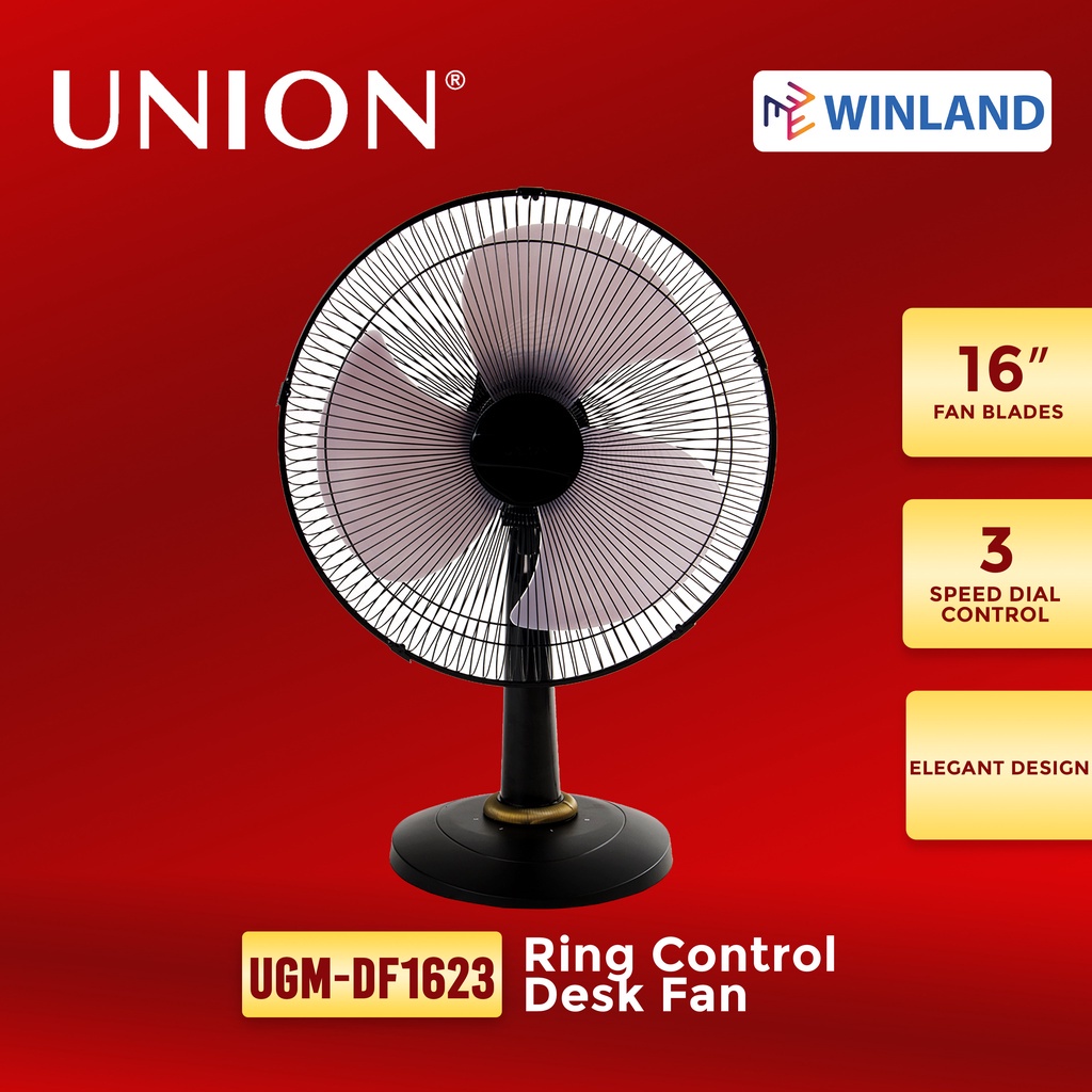 UNION by Winland 16inches Ring Control Desk Fan / Electric Fan UGM
