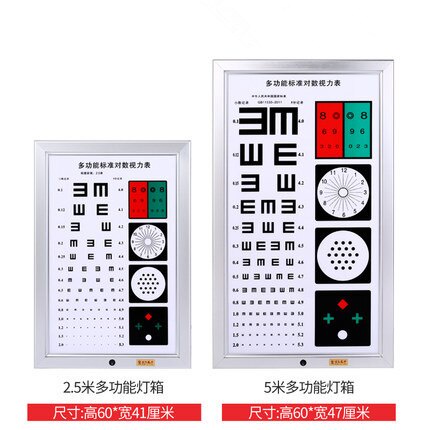 vb1q 5M Standard Logarithmic Visual Acuity Chart LED Light Box ...