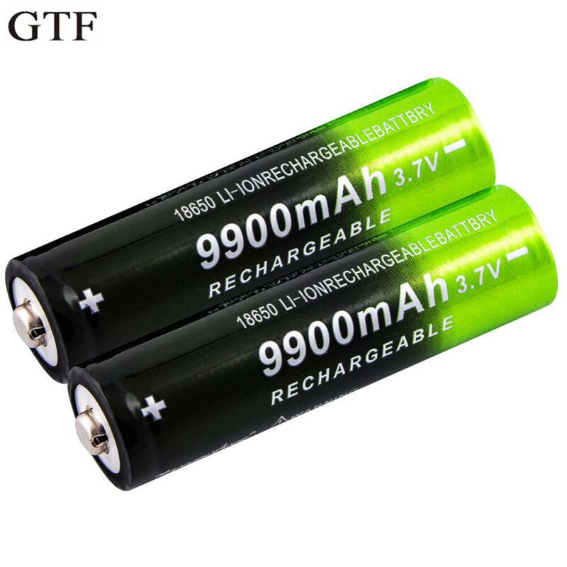 Gtf 37v 18650 9900mah Rechargeable Battery High Capacity Li Ion Rechargeable Flashlight O2wr