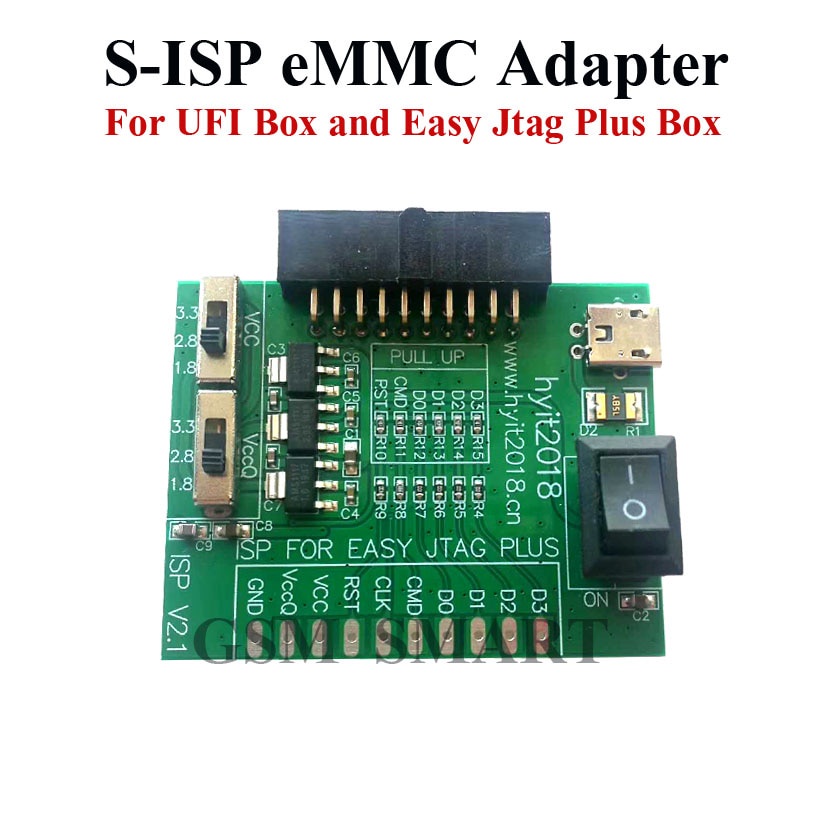 l05U SISP eMMC Adapter ISP readwrite tool EMMC works with Z3X Easy