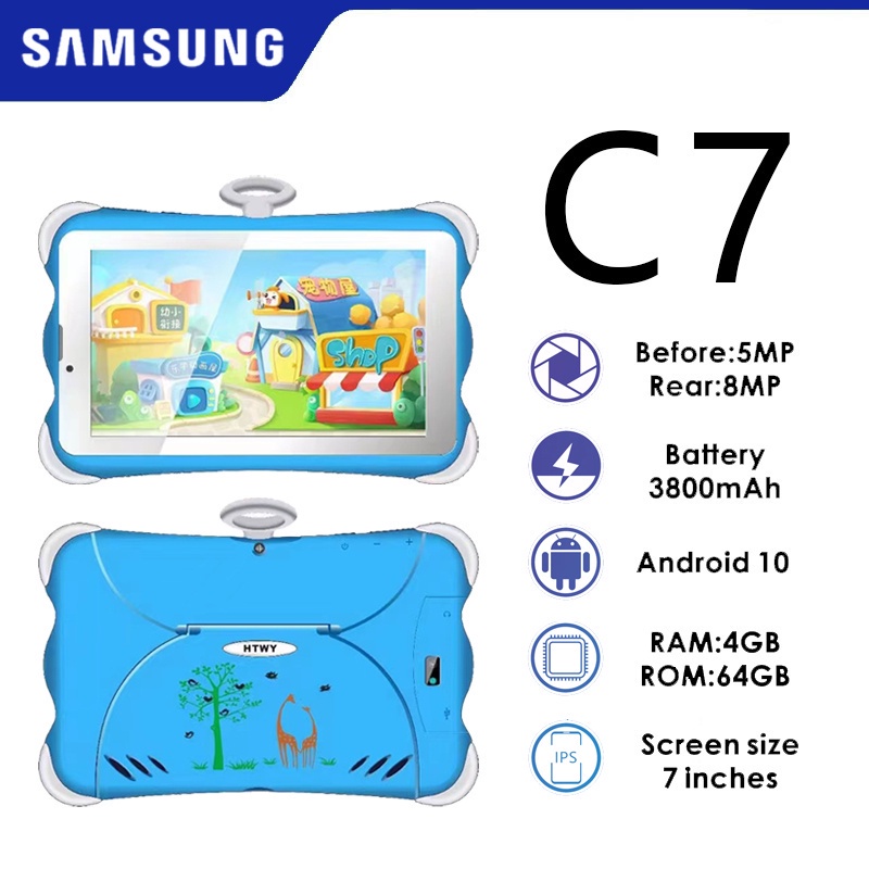 Samsung C7 C8 Tablet For Kids 2022 New Smart Tablets Original 5G Dual ...
