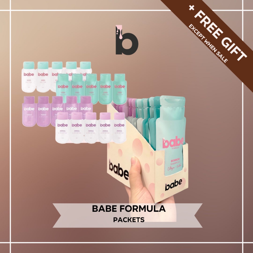 FREEBIE BABE Formula Bonbon Whimsicle Shampoo Conditioner Packets Sachets Shopee Philippines